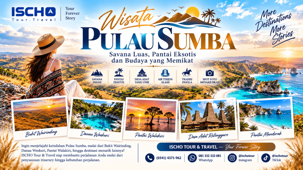 Wisata Pulau Sumba bersama ISCHO Tour & Travel
